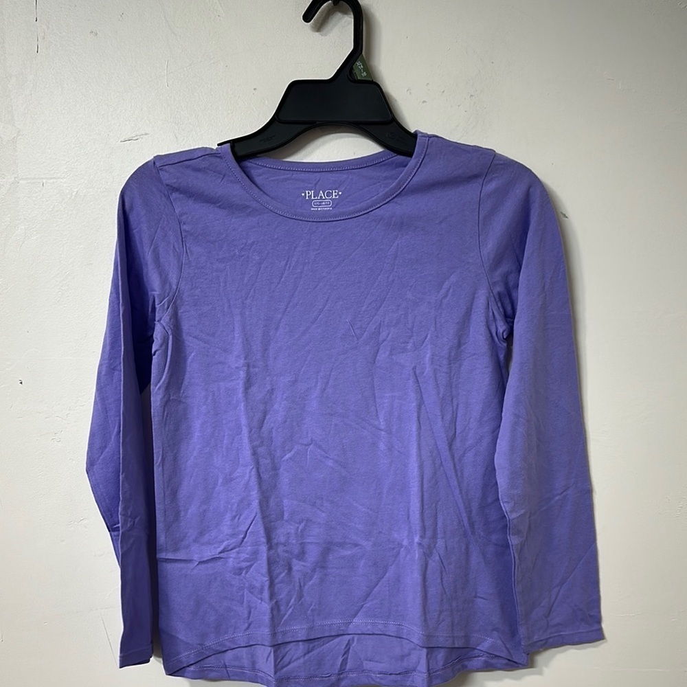 Place Purple Long Sleeve Tee with Soft Fabric